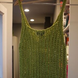 Zara Green Knit Tank Top